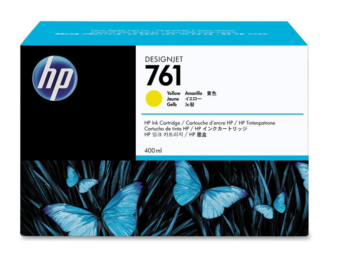 HP Cartuccia inchiostro giallo DesignJet 761, 400 ml