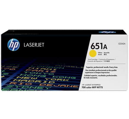 HP Cartuccia Toner originale giallo LaserJet 651A