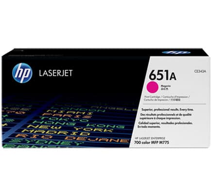 HP Cartuccia Toner originale magenta LaserJet 651A