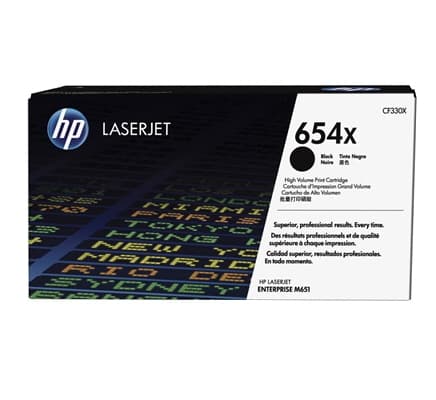 HP Cartuccia Toner originale nero ad alta capacità LaserJet 654X