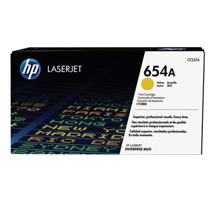 HP Cartuccia Toner originale giallo LaserJet 654A