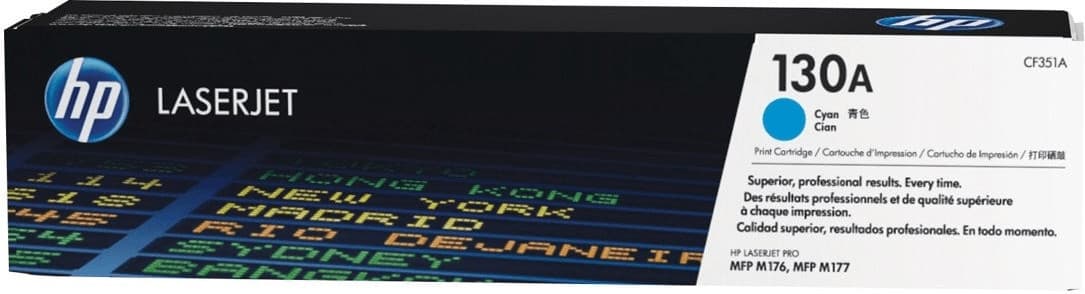HP Cartuccia toner originale ciano LaserJet 130A