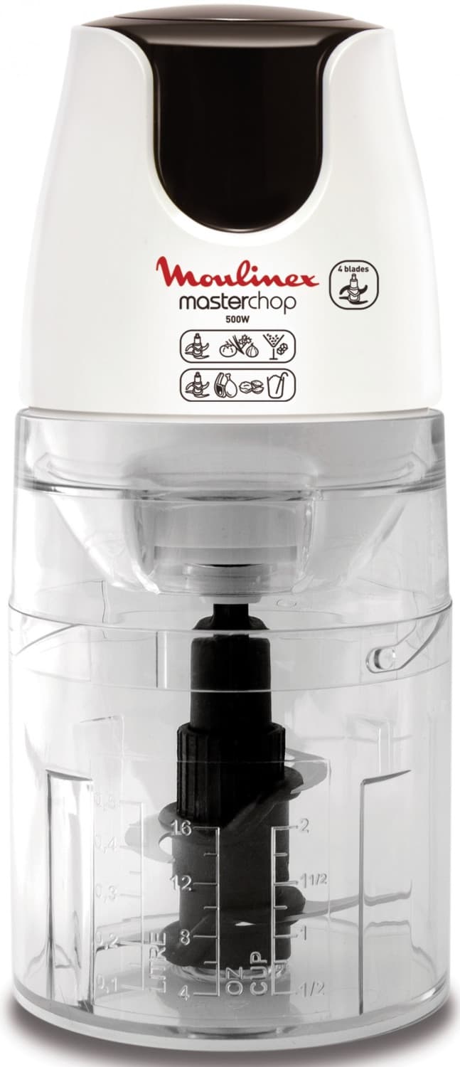 Moulinex Masterchop, Mini Tritatutto, 4 Lame, DJ450
