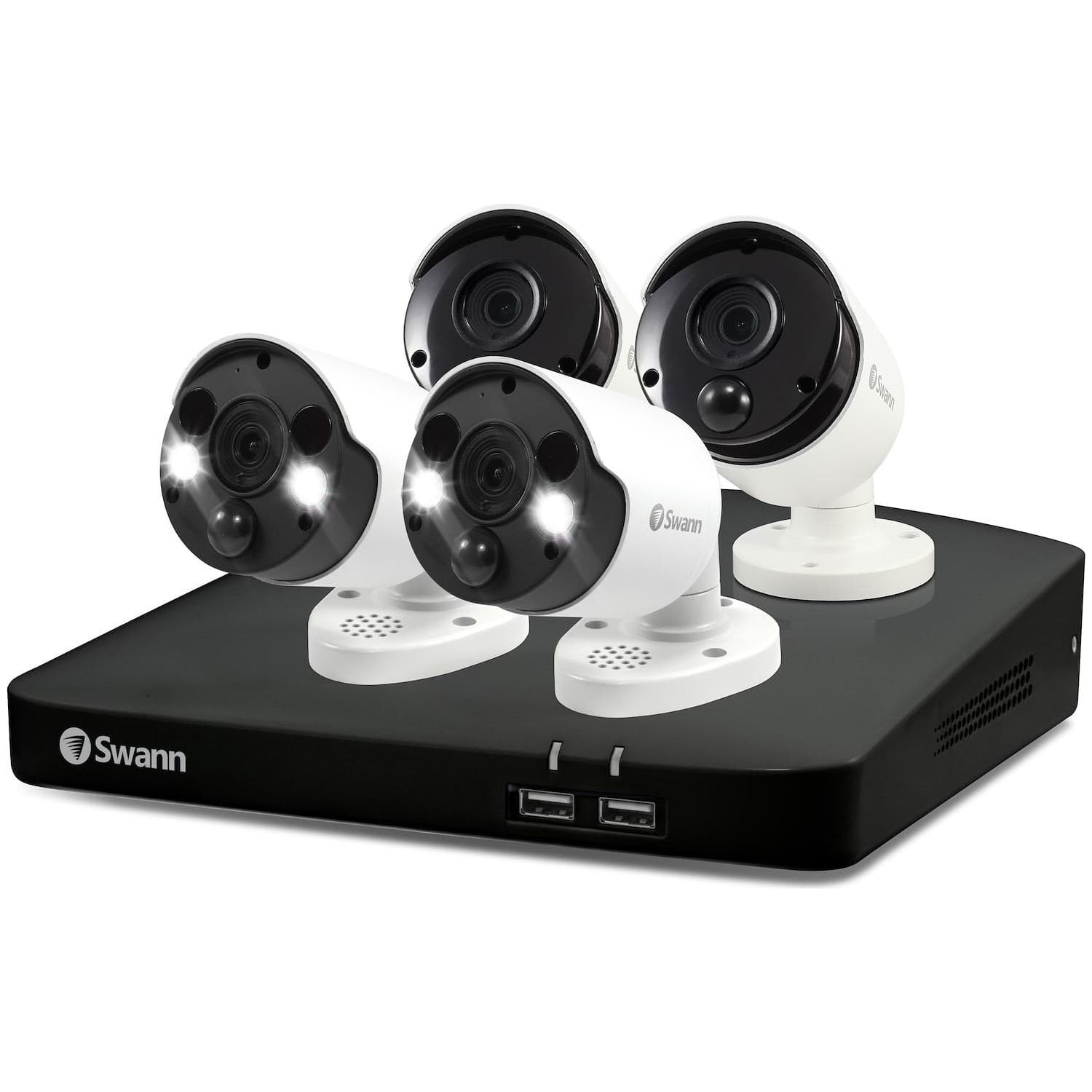 Kit Swann NVR 2TB 8 canali + 4 cam 4K XVR kit 4 Telecamere di Sicurezza