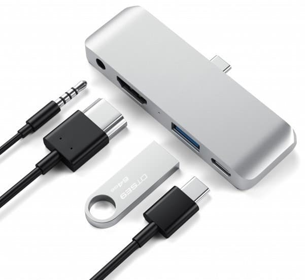 Satechi ST-TCMPHM hub di interfaccia USB 3.2 Gen 1 (3.1 Gen 1) Type-C 5000 Mbit/s Grigio