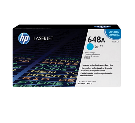 HP Cartuccia Toner originale ciano LaserJet 648A