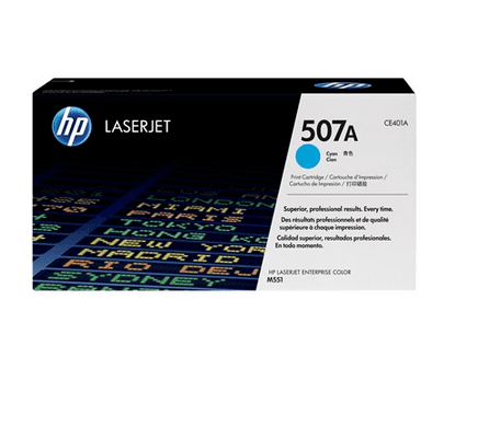 HP Cartuccia Toner originale ciano LaserJet 507A