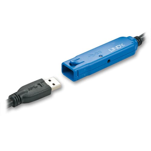 Lindy 43158 cavo USB USB 3.2 Gen 1 (3.1 Gen 1) 8 m USB A 5 Gbit/s Nero