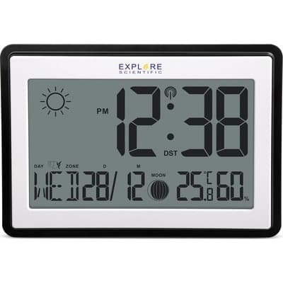 Orologio radiocontrollato Explore Scientific RDC8002 da parete o tavolo