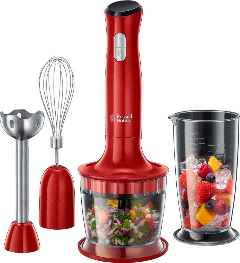 Frullatore immersione Russell Hobbs 24700 56 DESIRE 3in1 Rosso e Nero