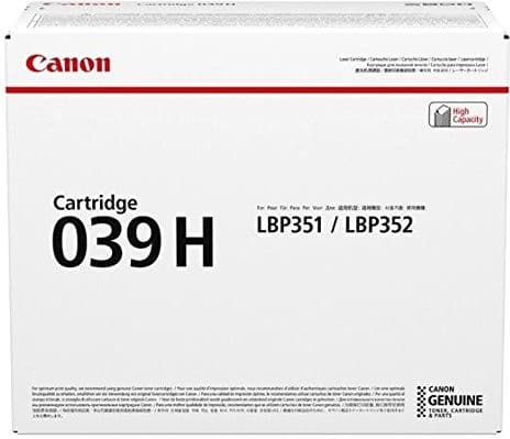 Canon 039H cartuccia toner 1 pz Originale Nero