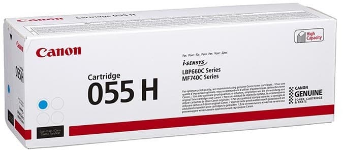 Canon 055H cartuccia toner 1 pz Originale Ciano